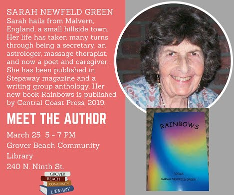 Meet the Author: Sarah Newfeld Green - Grover Beach Community Library